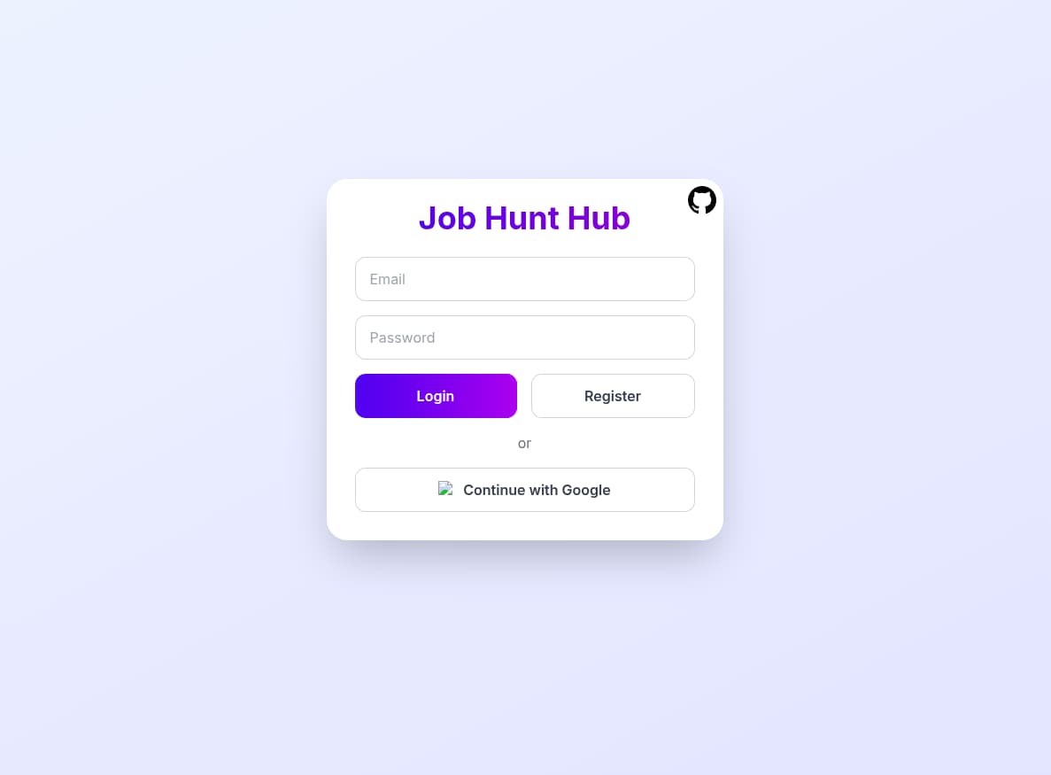Job hunt hub
